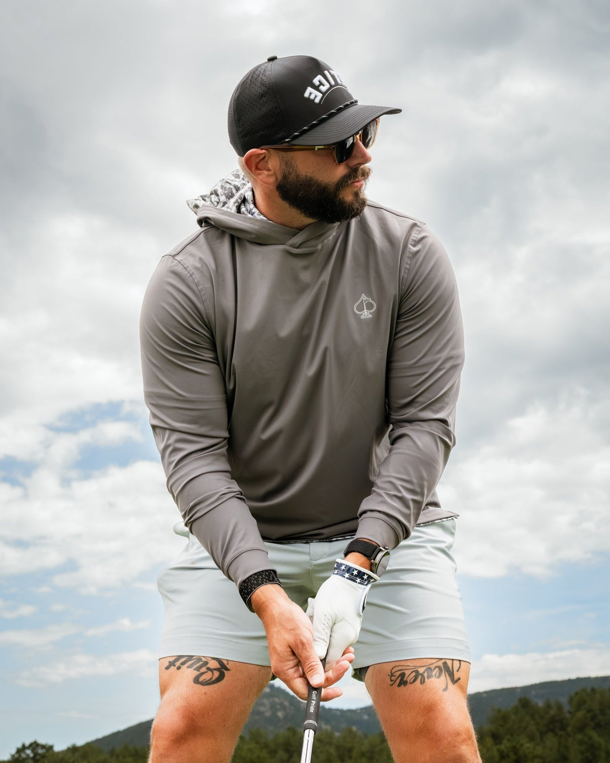 Performance Golf Hoodie - Hops & Barely - S - Club Rehab