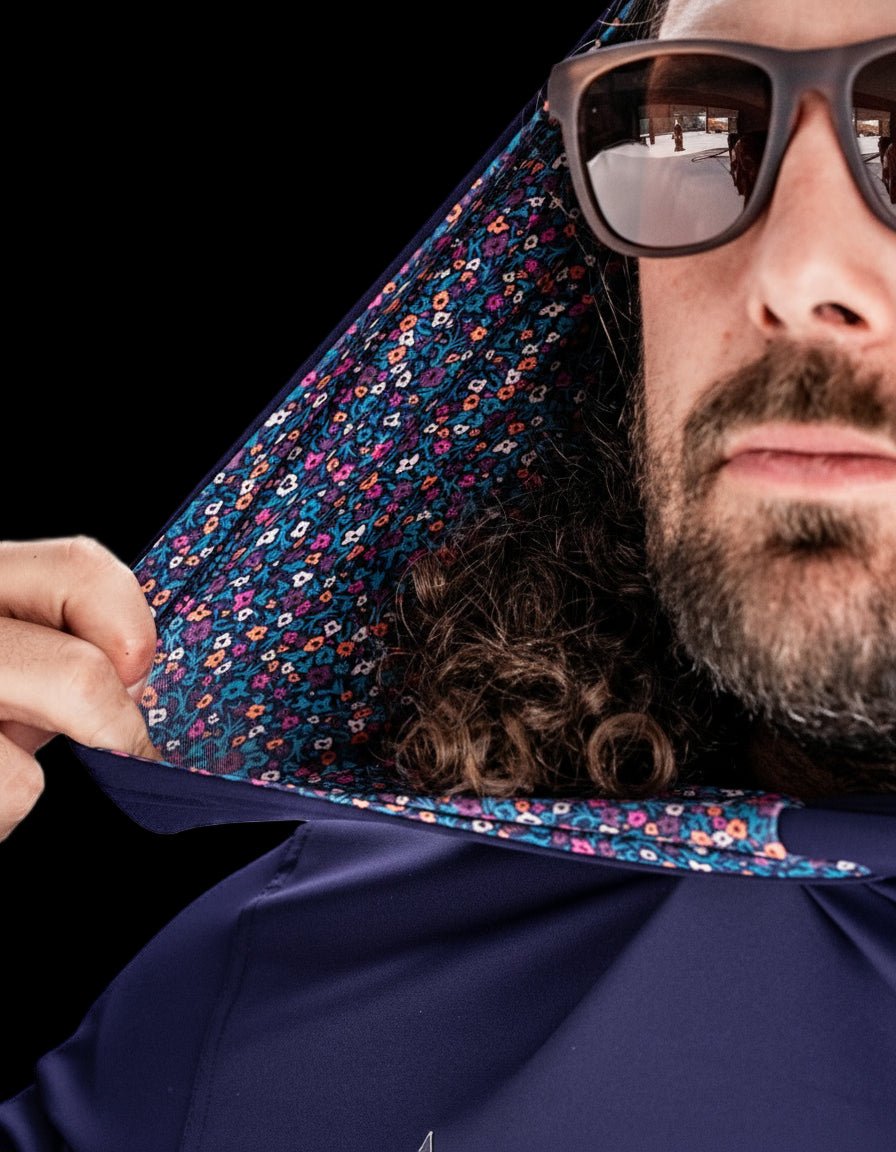 Performance Golf Hoodie - Lavender Flower Power - S - Club Rehab