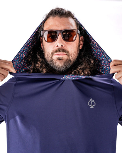 Performance Golf Hoodie - Lavender Flower Power - S - Club Rehab