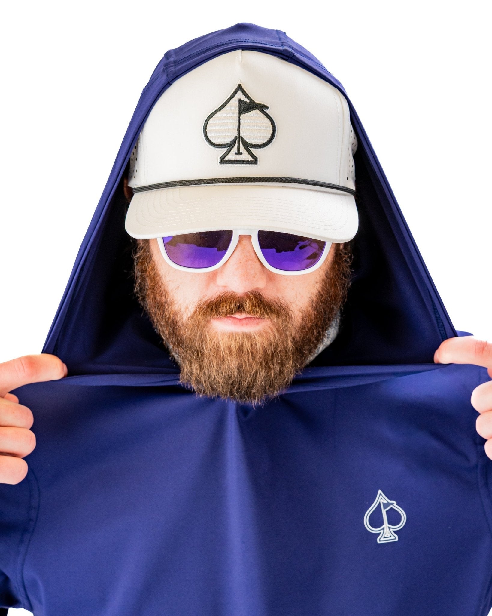Performance Golf Hoodie - Navy - S - Club Rehab