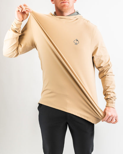 Performance Golf Hoodie - Sand - S - Club Rehab