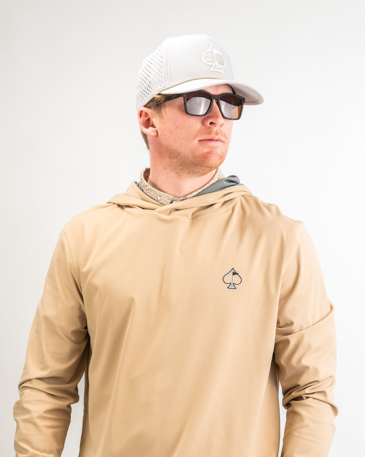 Performance Golf Hoodie - Sand - S - Club Rehab