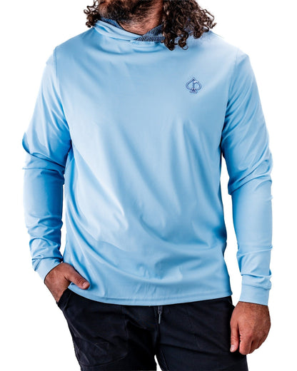 Performance Golf Hoodie - Squiggle Blue - S - Club Rehab