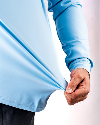 Performance Golf Hoodie - Squiggle Blue - S - Club Rehab