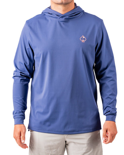 Performance Golf Hoodie - Wavy Stars and Stripes - S - Club Rehab