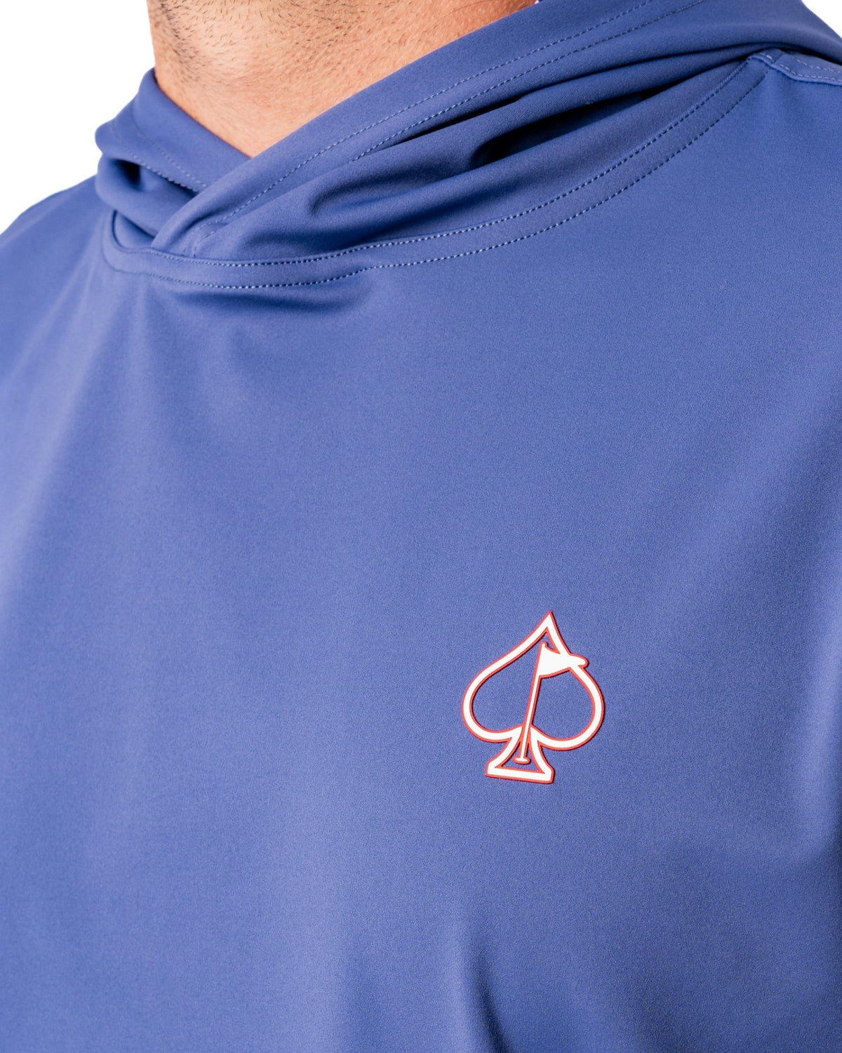 Performance Golf Hoodie - Wavy Stars and Stripes - S - Club Rehab