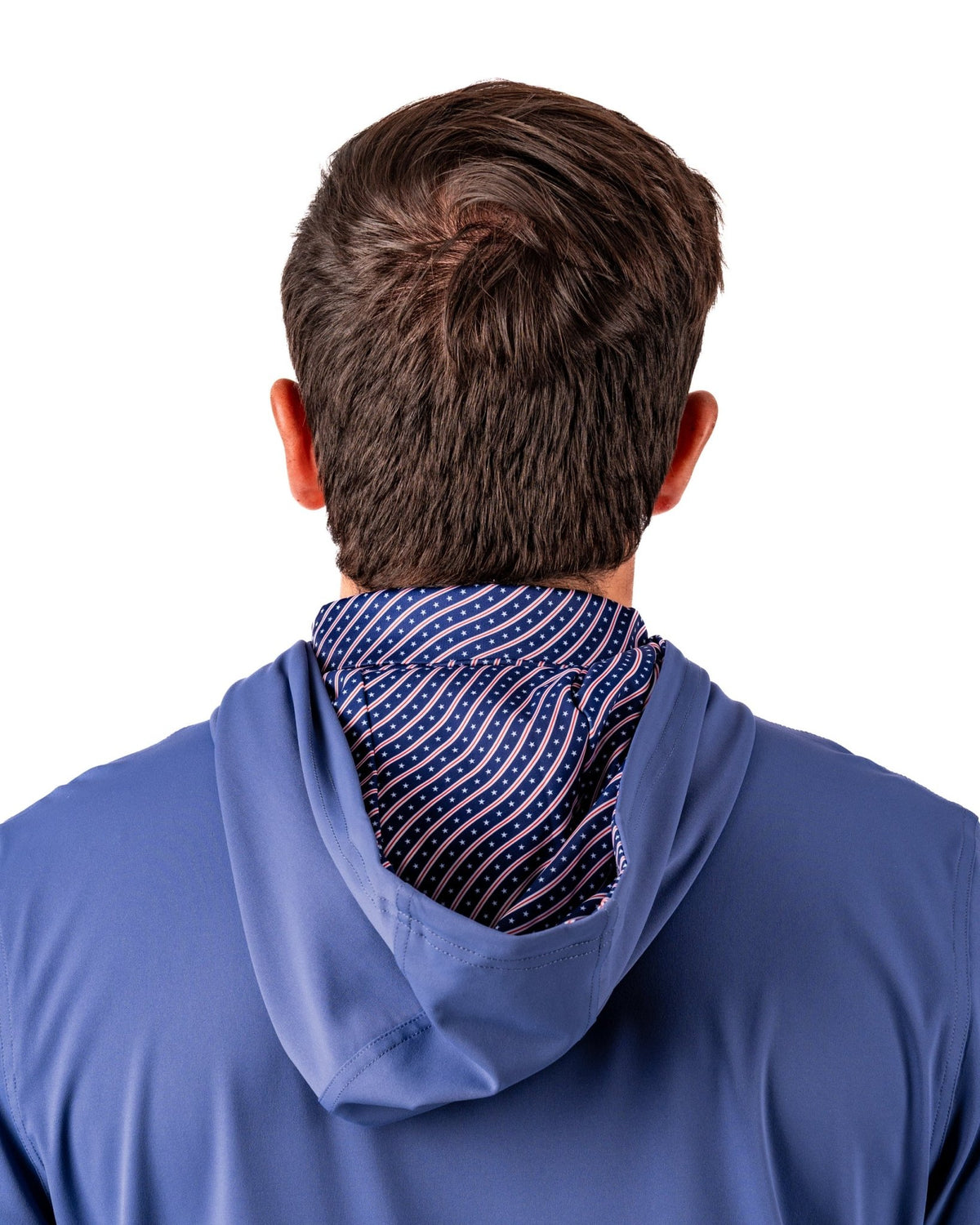 Performance Golf Hoodie - Wavy Stars and Stripes - S - Club Rehab