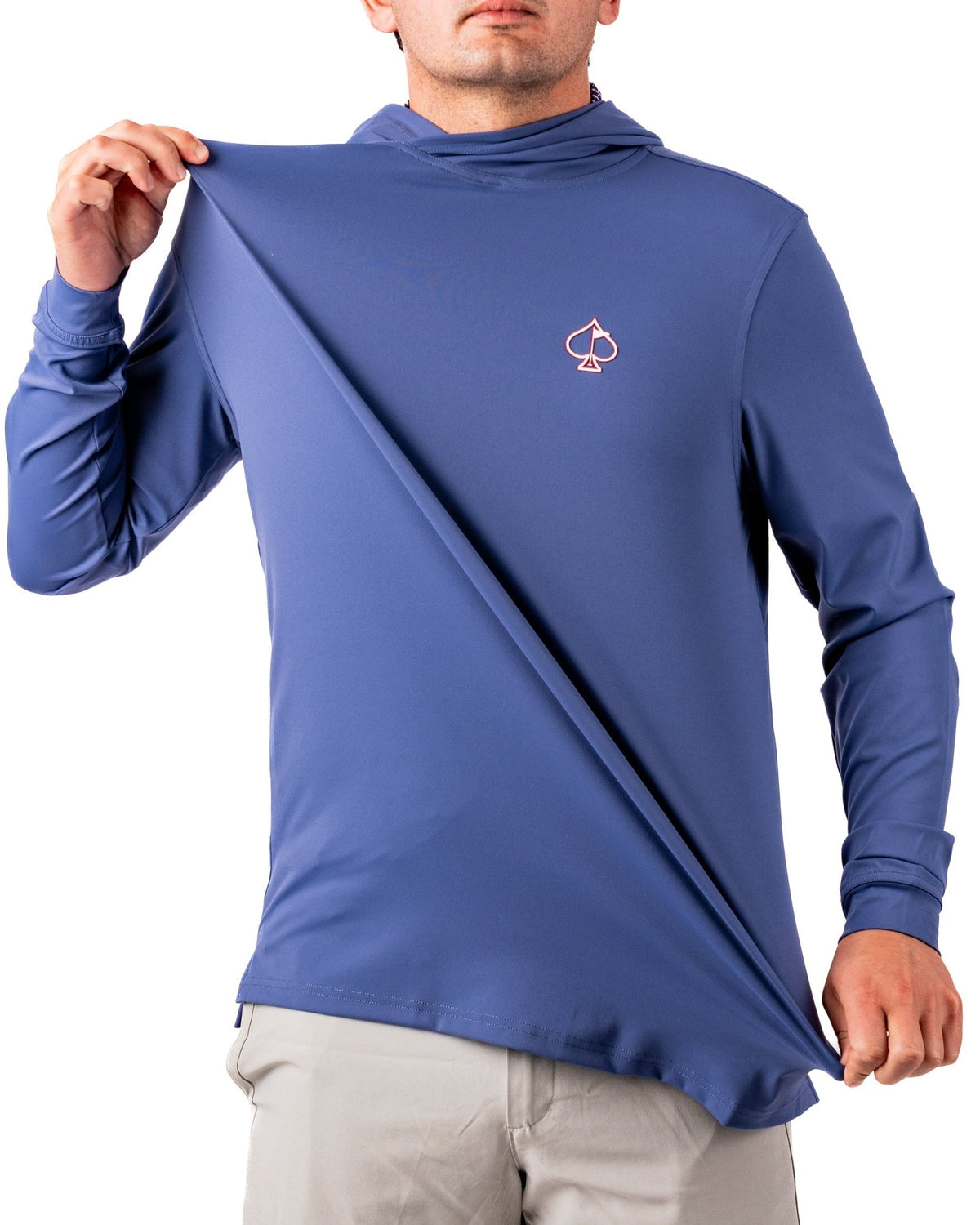 Performance Golf Hoodie - Wavy Stars and Stripes - S - Club Rehab