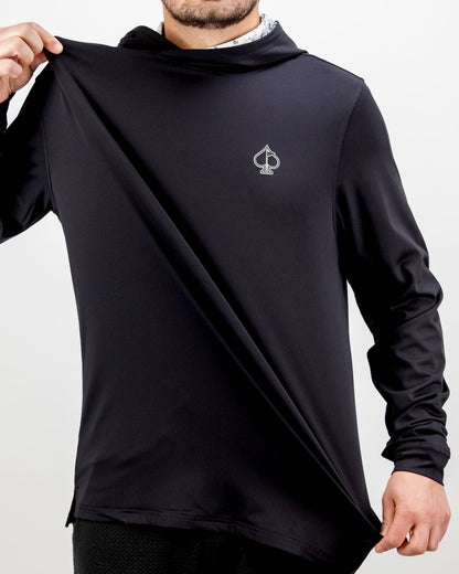 Performance Golf Hoodie - White Noise - S - Club Rehab