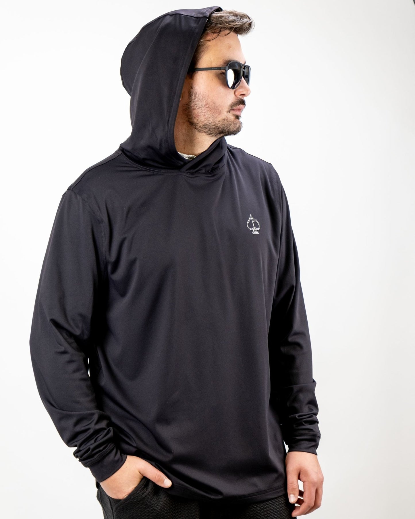 Performance Golf Hoodie - White Noise - S - Club Rehab