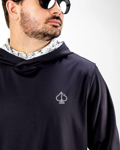 Performance Golf Hoodie - White Noise - S - Club Rehab