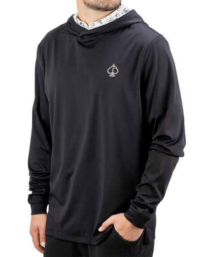 Performance Golf Hoodie - White Noise - S - Club Rehab