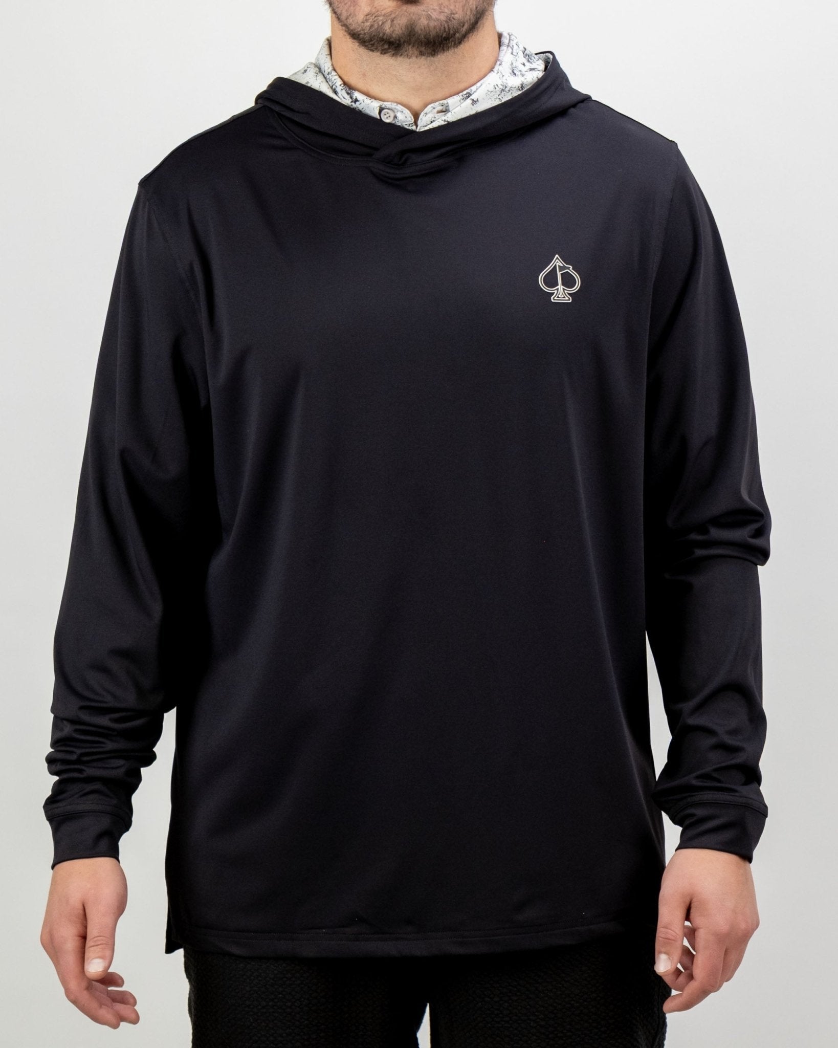 Performance Golf Hoodie - White Noise - S - Club Rehab