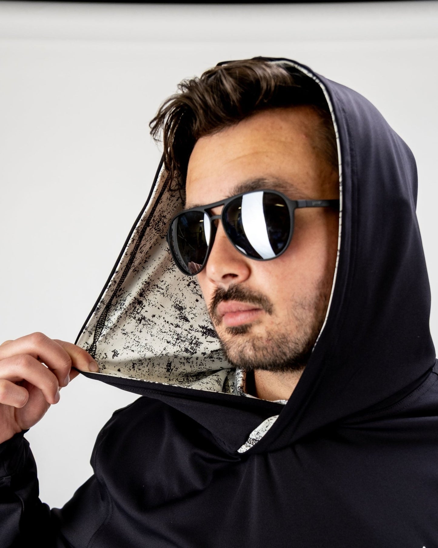 Performance Golf Hoodie - White Noise - S - Club Rehab