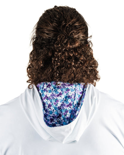 Performance Golf Hoodie - White Petals - S - Club Rehab