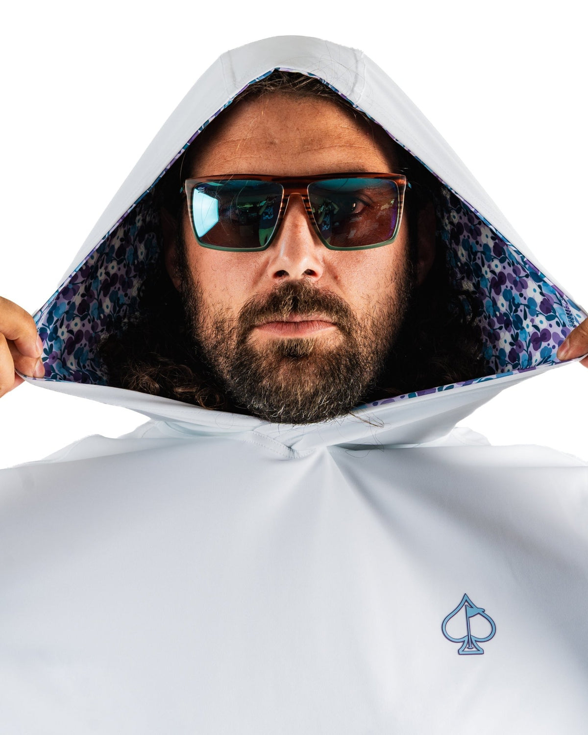 Performance Golf Hoodie - White Petals - S - Club Rehab