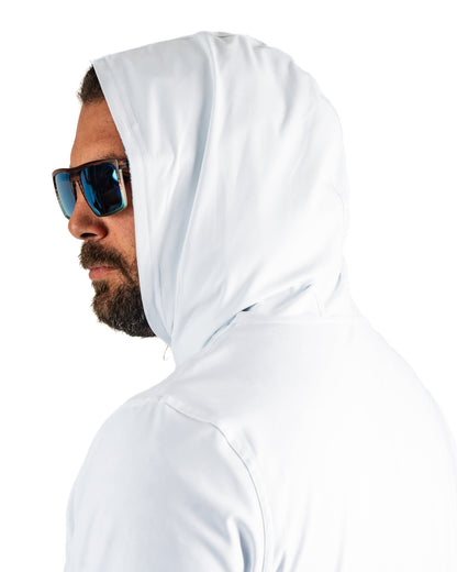 Performance Golf Hoodie - White Petals - S - Club Rehab