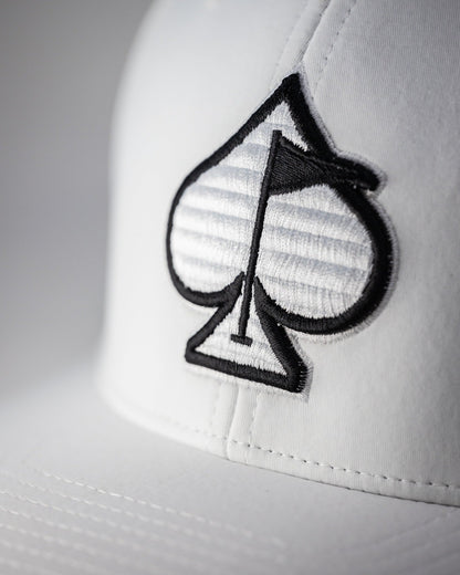 Performance Spade Hat - White - Club Rehab