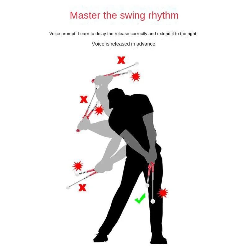PGM Golf Retractable Swing Practice Stick, alternate product view 4