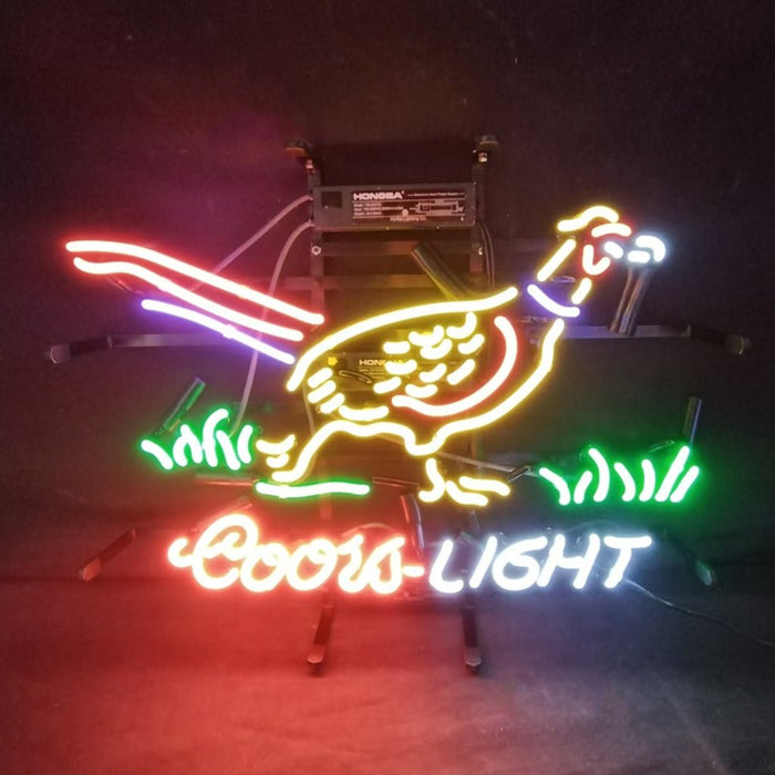 Pheasant Coors Light Neon Light Sign - Club Rehab