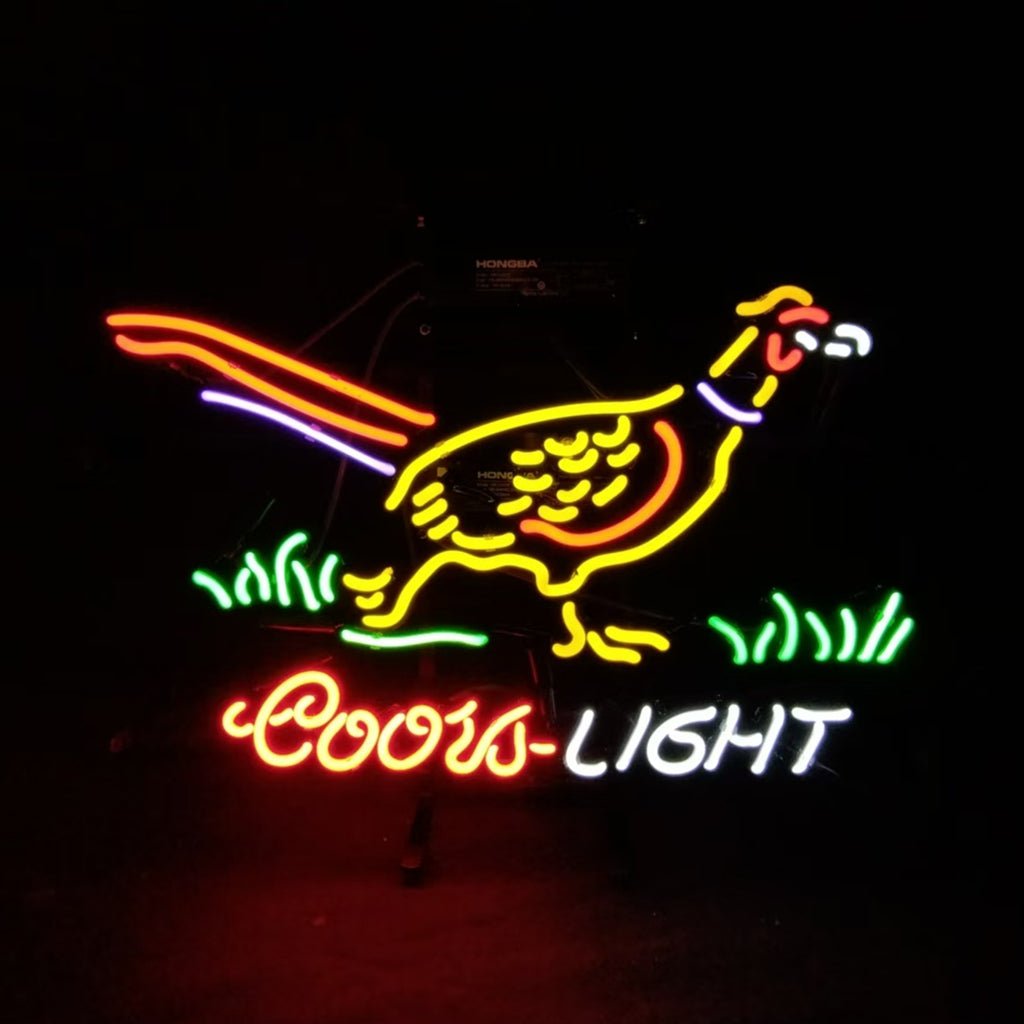 Pheasant Coors Light Neon Light Sign - Club Rehab