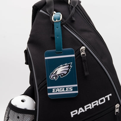 Philadelphia Eagles plastic golf bag tag by Team Golf, product photo 3