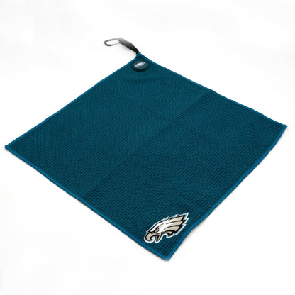 Philadelphia Eagles NFL Magnetic Embroidered Golf Towel – 15" x 15" - Club Rehab