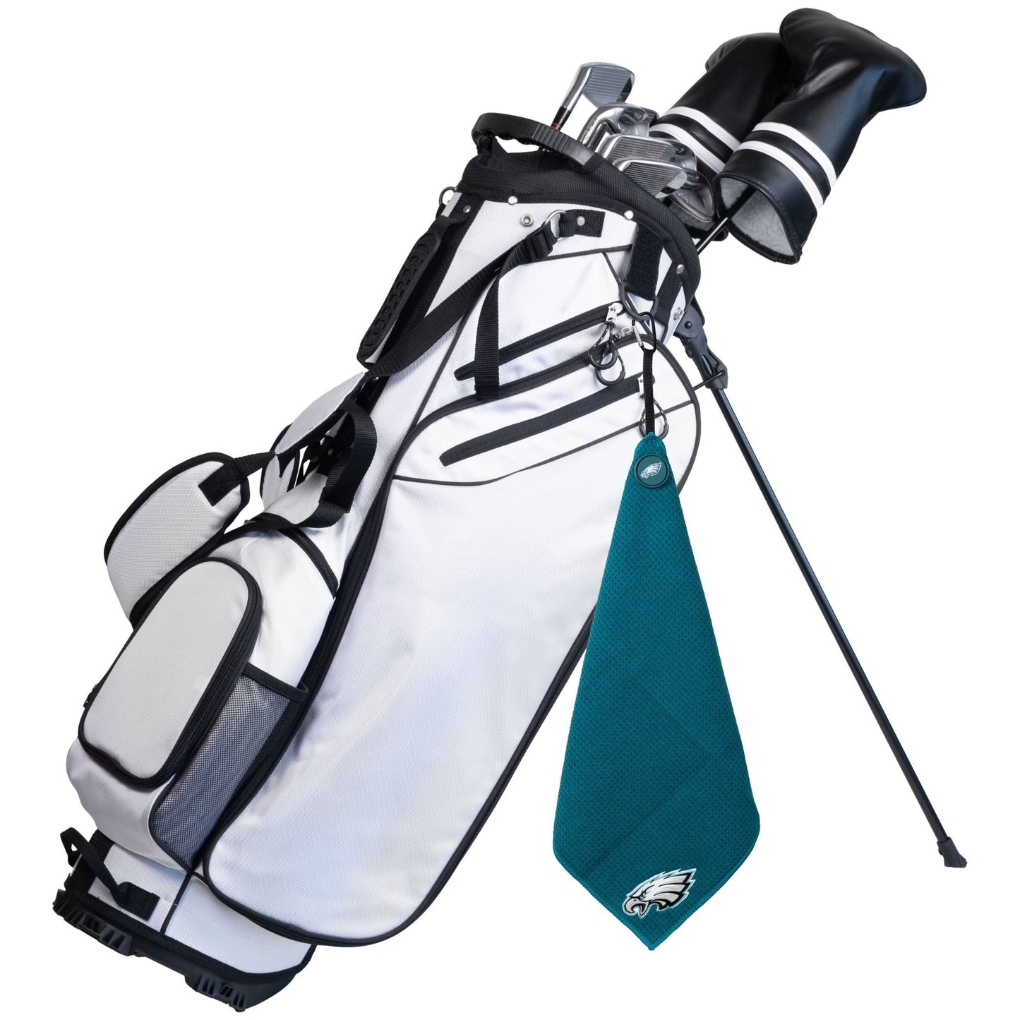 Philadelphia Eagles NFL Magnetic Embroidered Golf Towel – 15" x 15" - Club Rehab