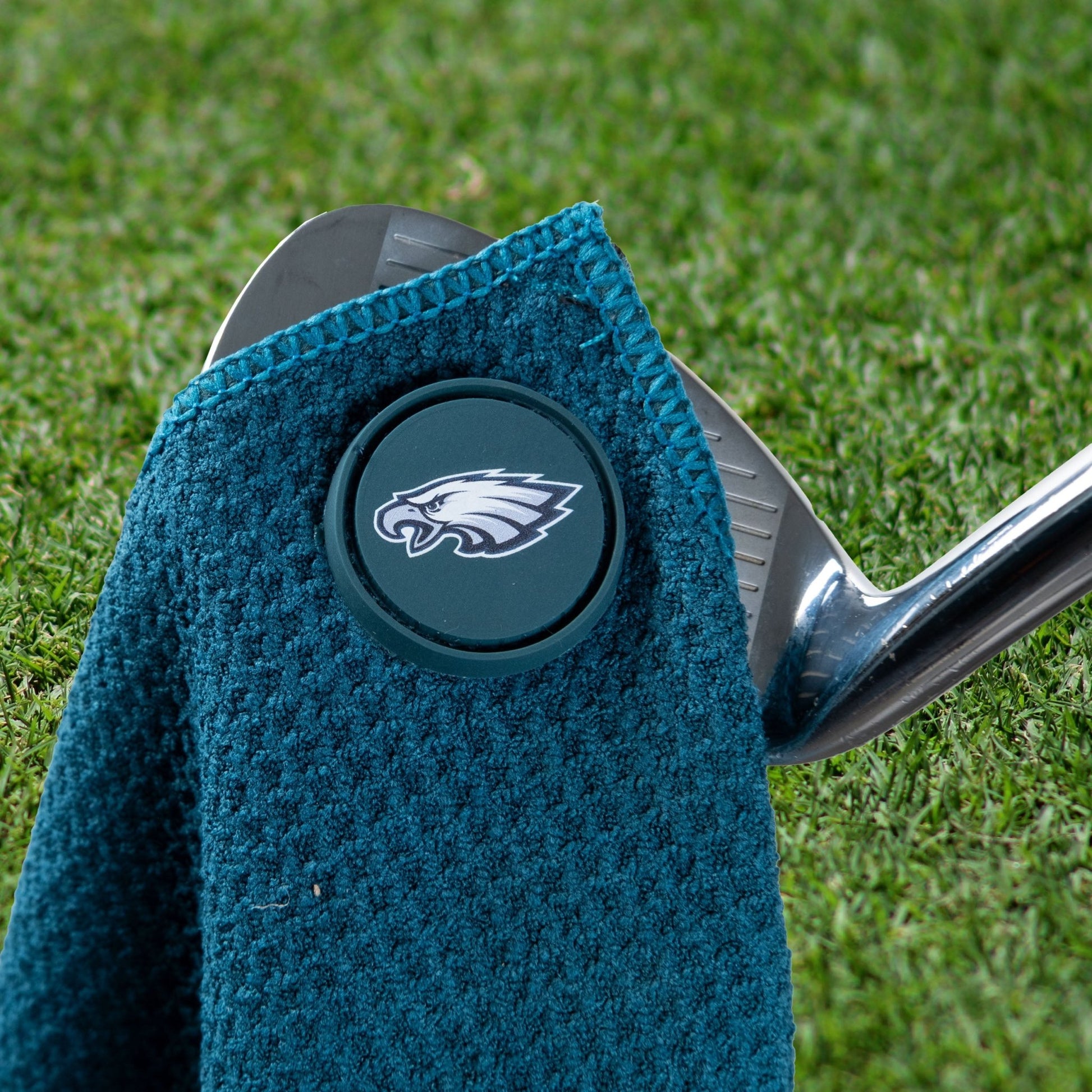 Philadelphia Eagles NFL Magnetic Embroidered Golf Towel – 15" x 15" - Club Rehab