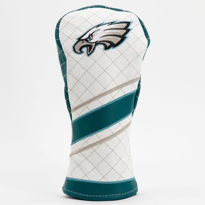 Philadelphia Eagles Quilted Headcovers – Fly Eagles Fly Collection - Driver Stripe - Club Rehab