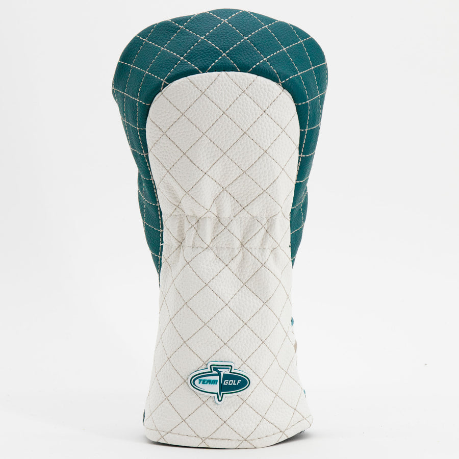 Philadelphia Eagles striped quilted fairway cover, back view