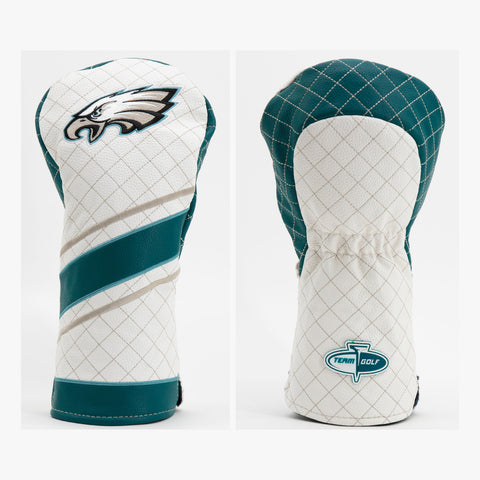Philadelphia Eagles Gestepptes Driver-Golfschlägerhaube mit Streifen