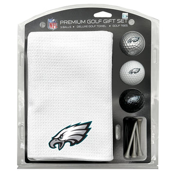 Philadelphia Eagles Mikrofaser-Golftuch-Geschenkset in Weiß