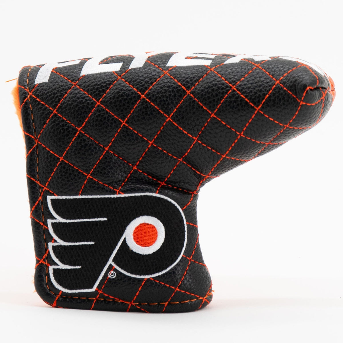 Philadelphia Flyers split blade putter quilted golf headcover