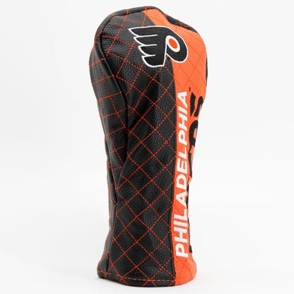 Philadelphia Flyers split fairway quilted golf headcover alternate view