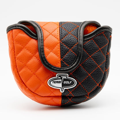 Philadelphia Flyers split mallet putter quilted golf headcover alternate view