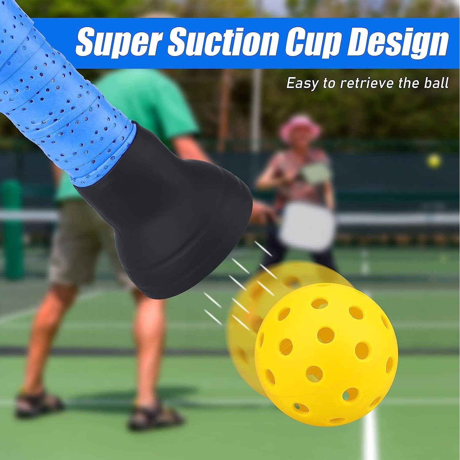 Pickleball Ball Snagger Cup - Black - Club Rehab