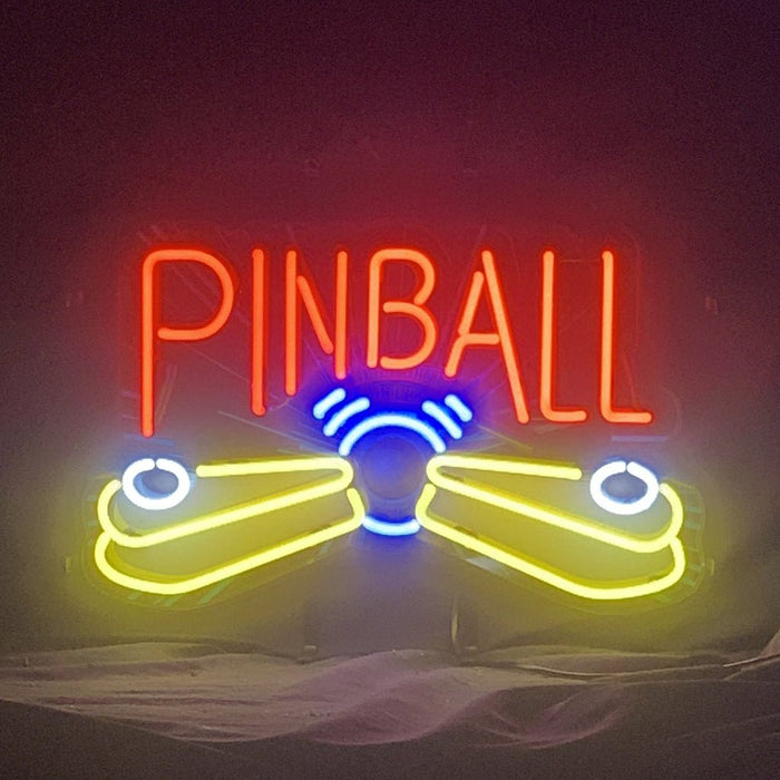 Pinball Game Machine Neon Signs - Club Rehab