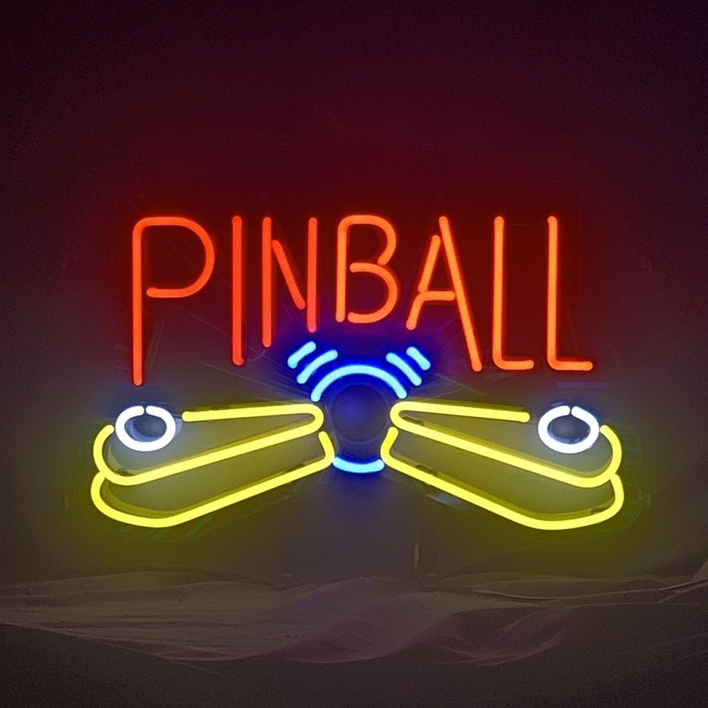 Pinball Game Machine Neon Signs - Club Rehab