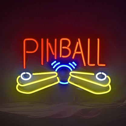 Pinball Game Machine Neon Signs - Club Rehab