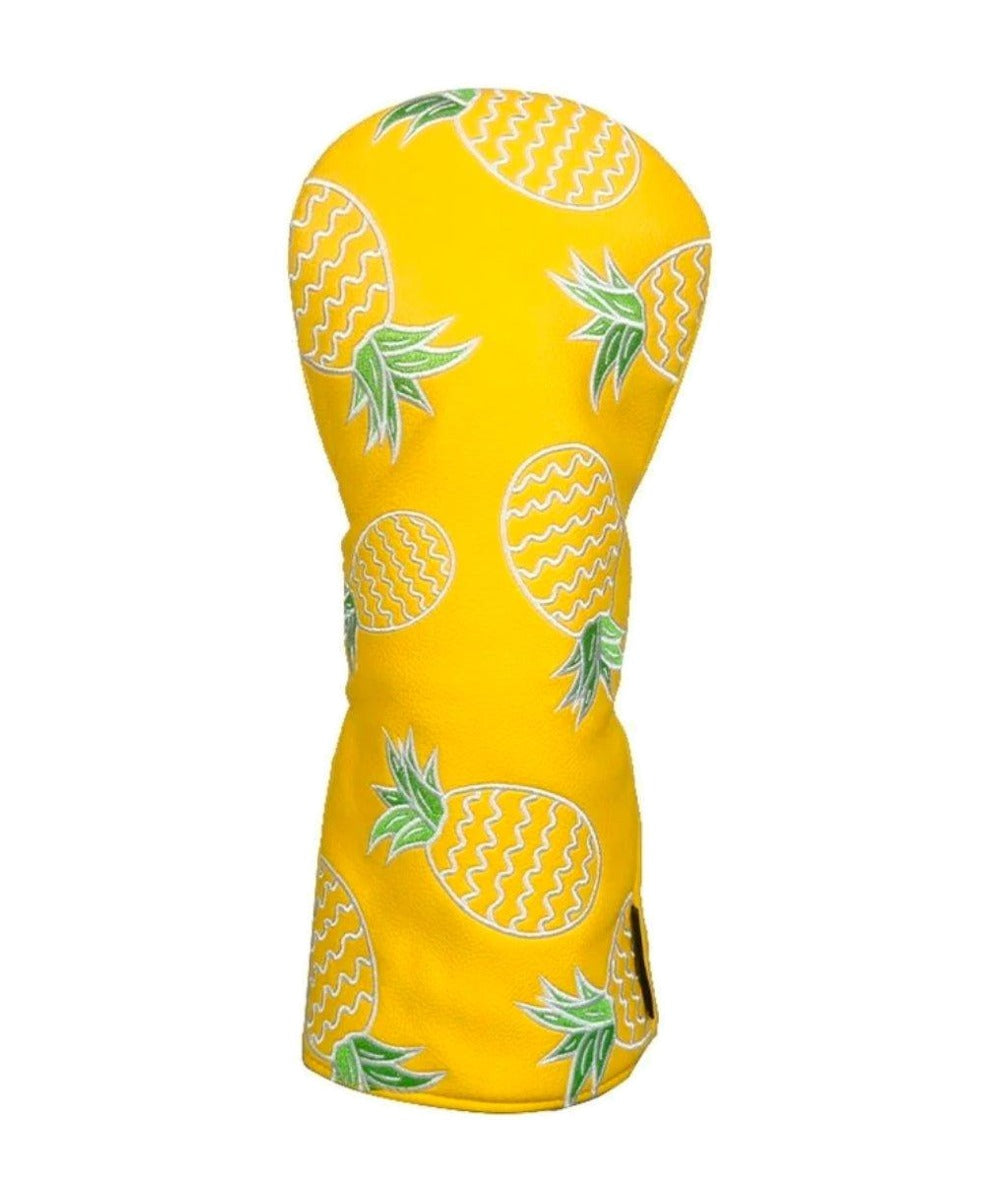 Pineapple Driver Headcover - isolated front view from original photograph