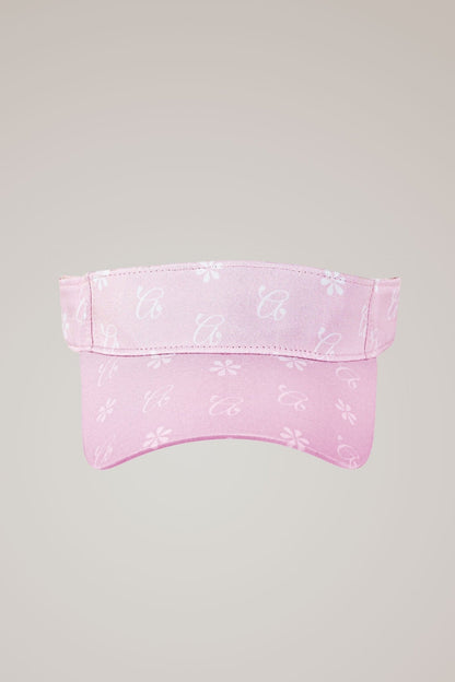 Pink Flowers Sport Visor - Club Rehab