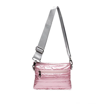 Pink Padded Crossbody Belt Bag - Club Rehab