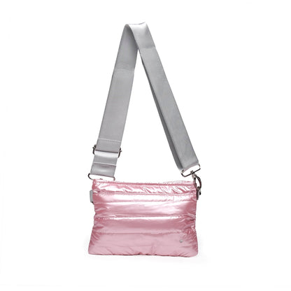 Pink Padded Crossbody Belt Bag - Club Rehab