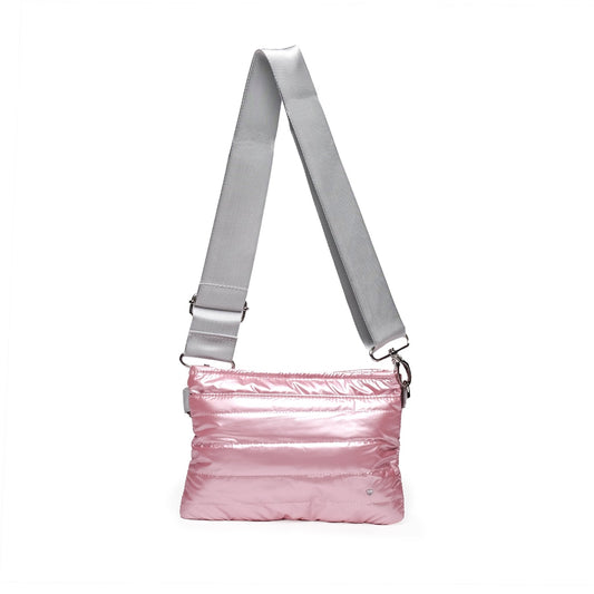 Pink Padded Crossbody Belt Bag - Club Rehab