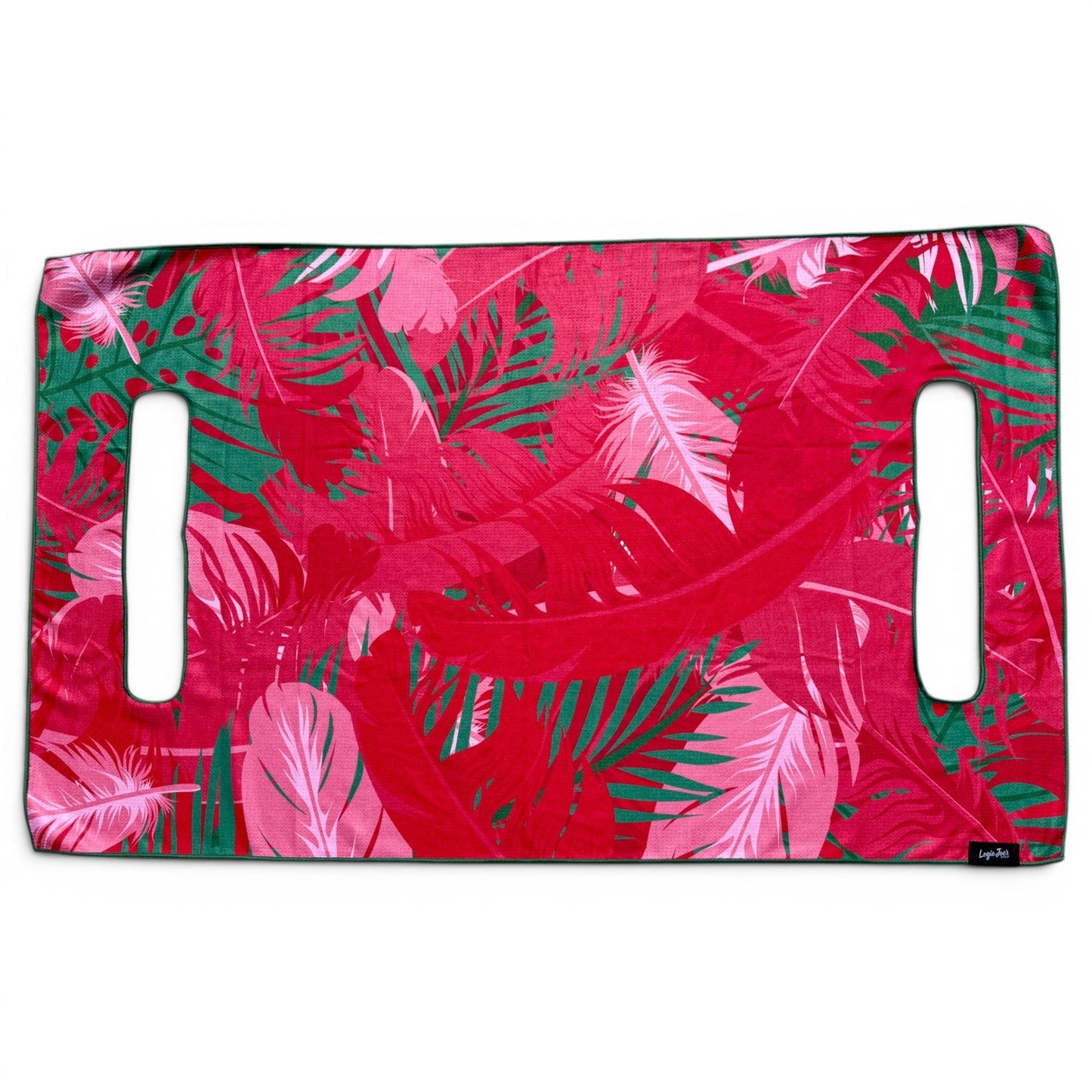 Pink Paradise Golf Cart Seat Cover | Premium Microfiber Golf Cart Seat Towel | Universal Fit | Machine Washable | Tropical Pink - Club Rehab