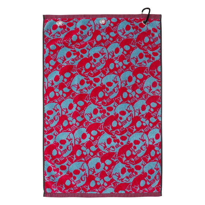 Pink Skull Golf Towel (16” x 24”) - Club Rehab