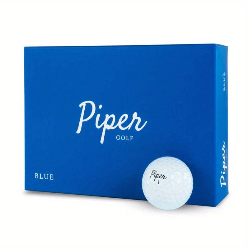 Piper Blue Premium 3 - Layer Golf Ball 12 Pack (Style: Blue Color: White) - Club Rehab - Golf BallPiper Blue Premium 3 - Layer Golf Ball 12 Pack (Style: Blue Color: White)