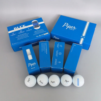 Piper Blue Premium 3 - Layer Golf Ball 12 Pack (Style: Blue Color: White) - Club Rehab - Golf BallPiper Blue Premium 3 - Layer Golf Ball 12 Pack (Style: Blue Color: White)