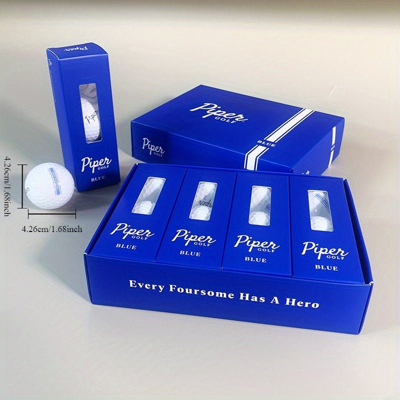 Piper Blue Premium 3 - Layer Golf Ball 12 Pack (Style: Blue Color: White) - Club Rehab - Golf BallPiper Blue Premium 3 - Layer Golf Ball 12 Pack (Style: Blue Color: White)